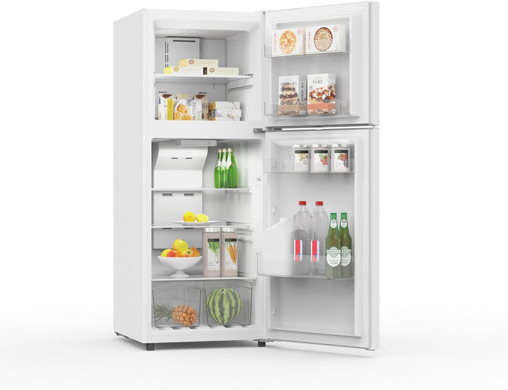 Frigidaire, Frost Free Top Mount 2 Door Apartment Size Refrigerator with Freezer, 10 CU FT