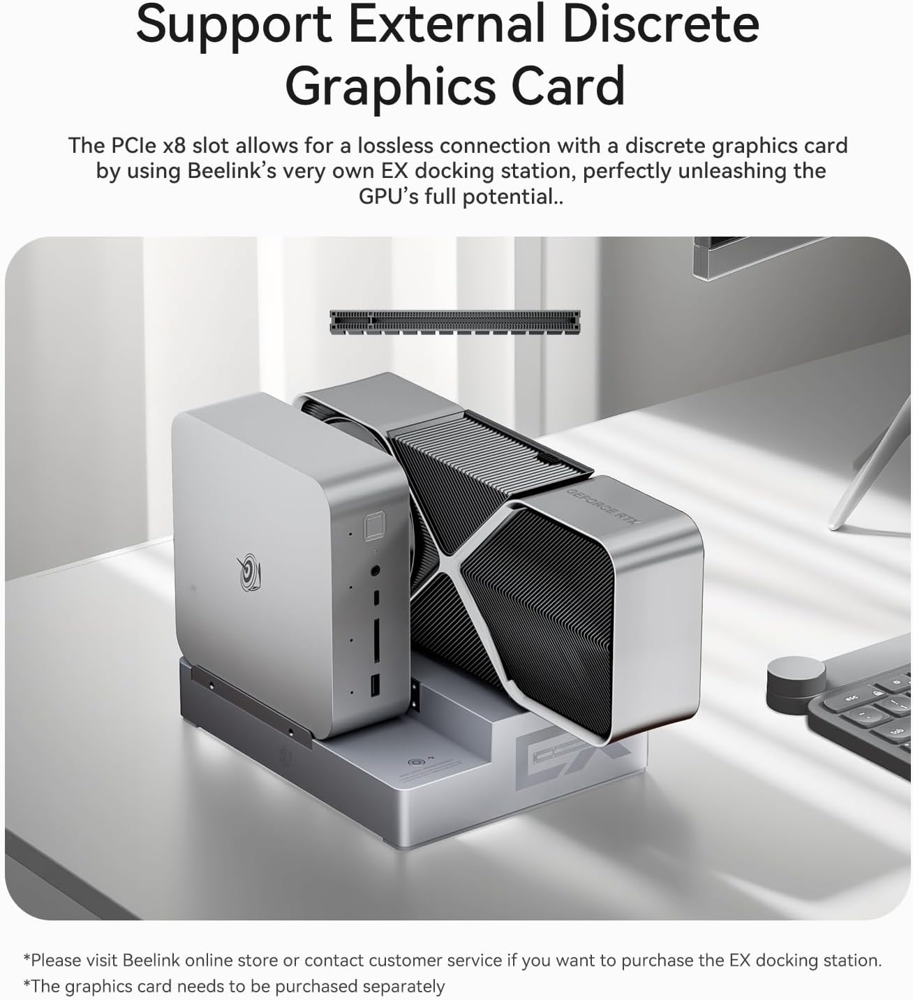 Beelink GTi13 Mini PC, Intel Core i9 13900HK (up to 5.4GHz) 14C/20T, Mini Computer 32GB DDR5 5200MHz 1TB PCIe4.0 SSD, Triple Display HDMI&DP/Thunderbolt 4/4K 60Hz/WiFi6/BT5.2/NPU/AI/Built-in PSU