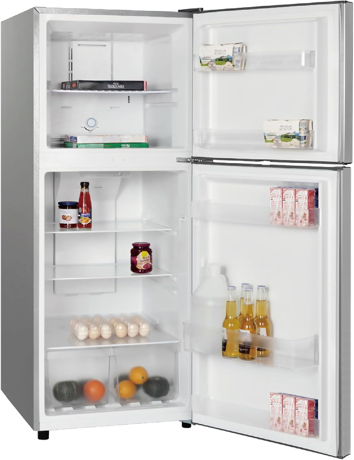 Frigidaire, Frost Free Top Mount 2 Door Apartment Size Refrigerator with Freezer, 10 CU FT