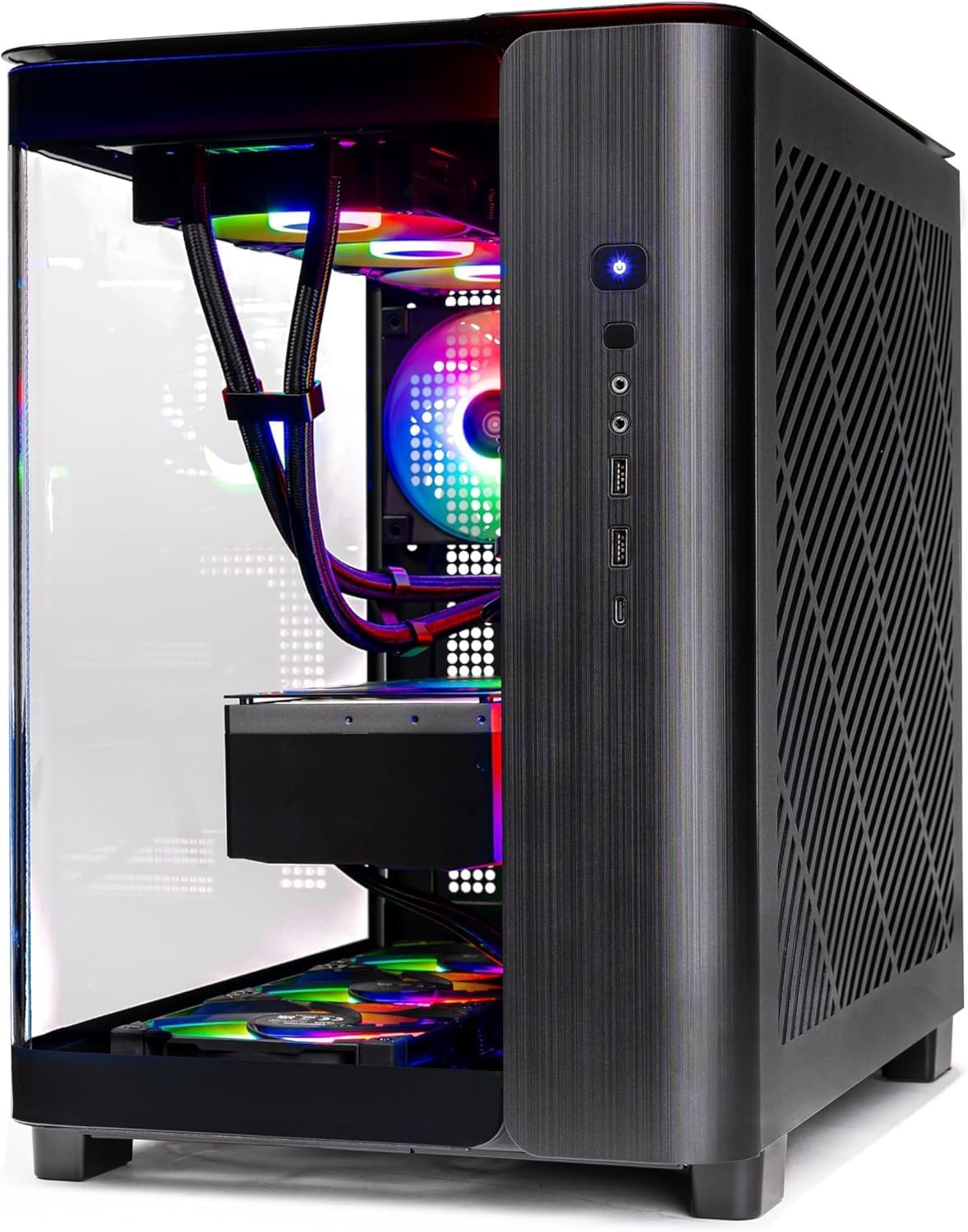 Skytech Gaming King 95 Gaming PC, AMD Ryzen 7 7800X3D 4.2GHz, AMD RX 9070XT 16GB VRAM, 1TB Gen4 NVMe SSD, 32GB DDR5 RAM 5600, 850W Gold ATX 3 PSU, 360 ARGB AIO, WI-FI 5, Windows 11, Desktop