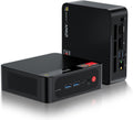 Beelink Mini PC, AMD Ryzen 5 5625U (6C/12T, up to 4.3GHz), 16GB DDR4 500GB Nvme M.2 SSD, SER5 PRO Mini Desktop Computer Support 4K@60Hz Triple Display/DP1.4/HDMI/Type-C/WiFi 6/BT5.4 for Office/Home