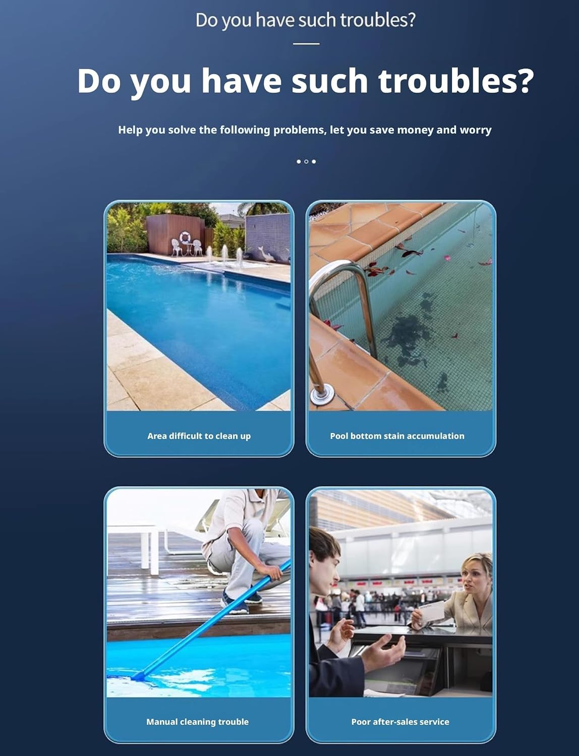 Pool Skimmer Robot with Solar Panel Automatically Design, Pool Skimmer Robotic, Twin Motors Automatic Pool Skimmer