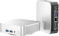 GEEKOM A6 Mini PC with AMD Ryzen 7 6800H, 16GB DDR5 RAM (Upgradable, Not LPDDR), 1TB PCIe 4.0 NVMe SSD, Compact Aluminium Design Windows 11 Pro Desktop Computer with USB4/8K/Wi-Fi 6E/BT 5.2/SD Slot