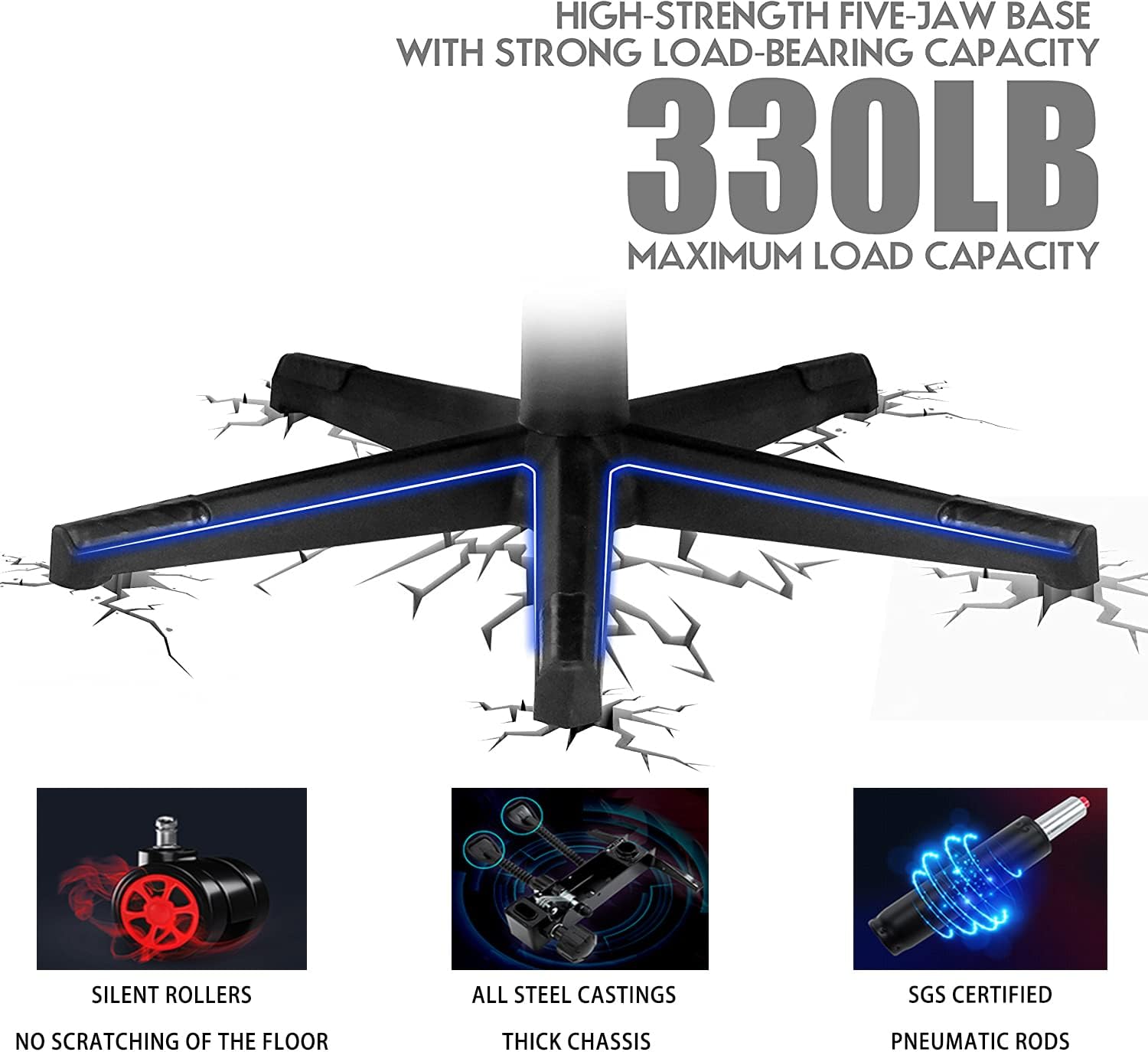 Massage Video Gaming Chair with Speaker and RGB LED Light, Ergonomic Racing Computer Gaming Chair with Footrest and Massage Lumbar Support, PU Leather, Gaming Chair for Adults.,Red