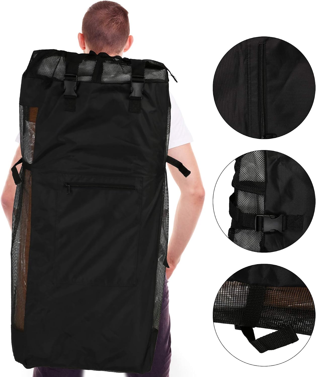 Inflatable Stand Up Paddle Board W SUP Accessories & Backpack Leash Double Action Hand Pump Repair Kit