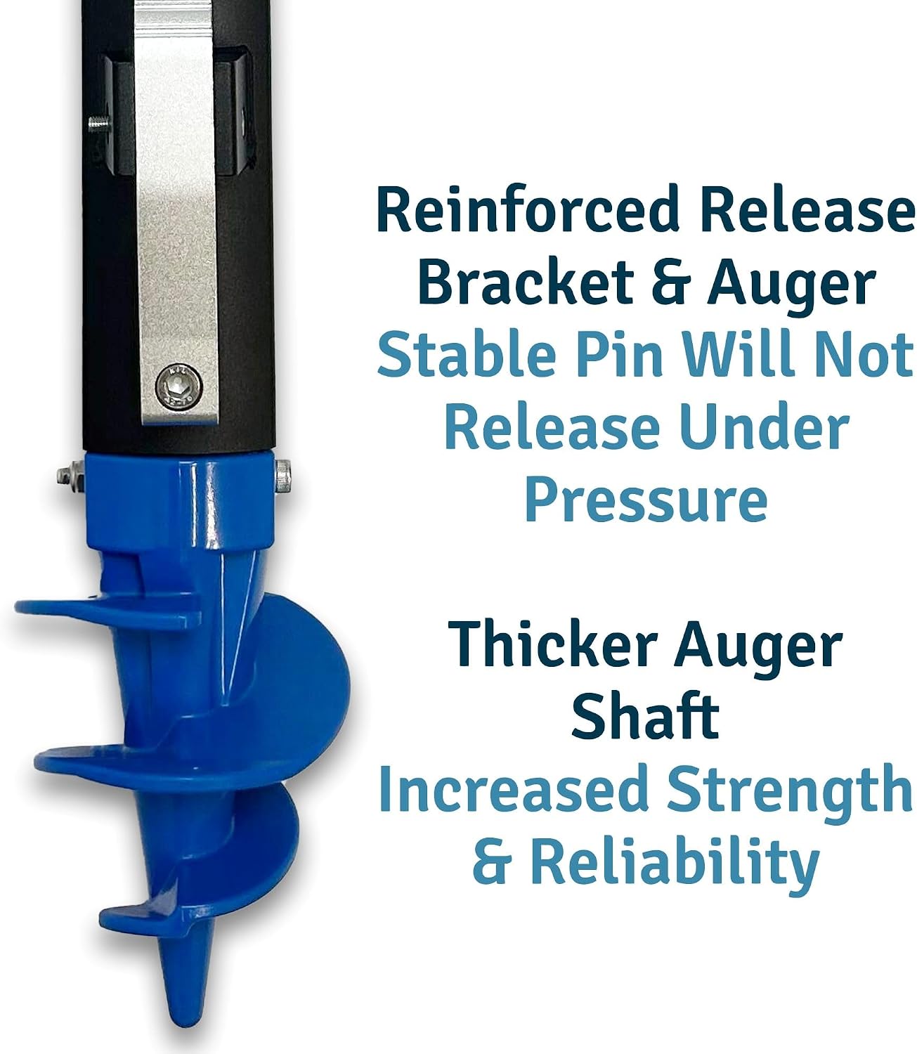 Beach Rat Fusion Anchor & Storage Case - Jet Ski Anchor/Boat Anchor for Shallow Water and Sandbar - High Strength Telescoping Aluminum Pole & Plastic Boat Accessory - Sand Bar Anchor Kit