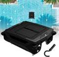 Solar/Rechargeable Robotic Pool Skimmer - 18H Endurance, 2 Cleaning Modes, Automatic Obstacle Avoidance and Escape Functions, 400um Filter Net, Suitable for 80㎡ Pool Cleaning