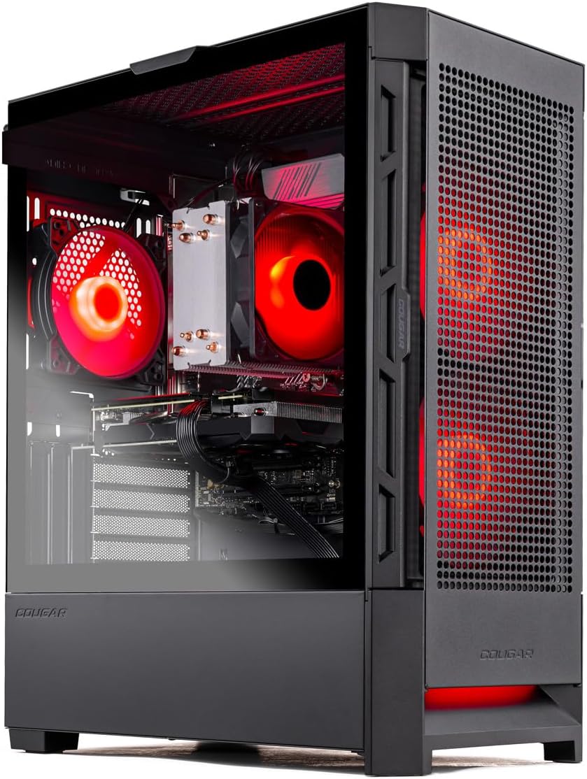 Skytech Gaming Blaze4 Mini Gaming PC, AMD Ryzen 5 9600X 3.9GHz, AMD RX 9060XT 8GB, 1TB Gen4 NVMe SSD, 16GB DDR5 RAM 6000, 650W Gold PSU, Wi-Fi, Win 11, Desktop