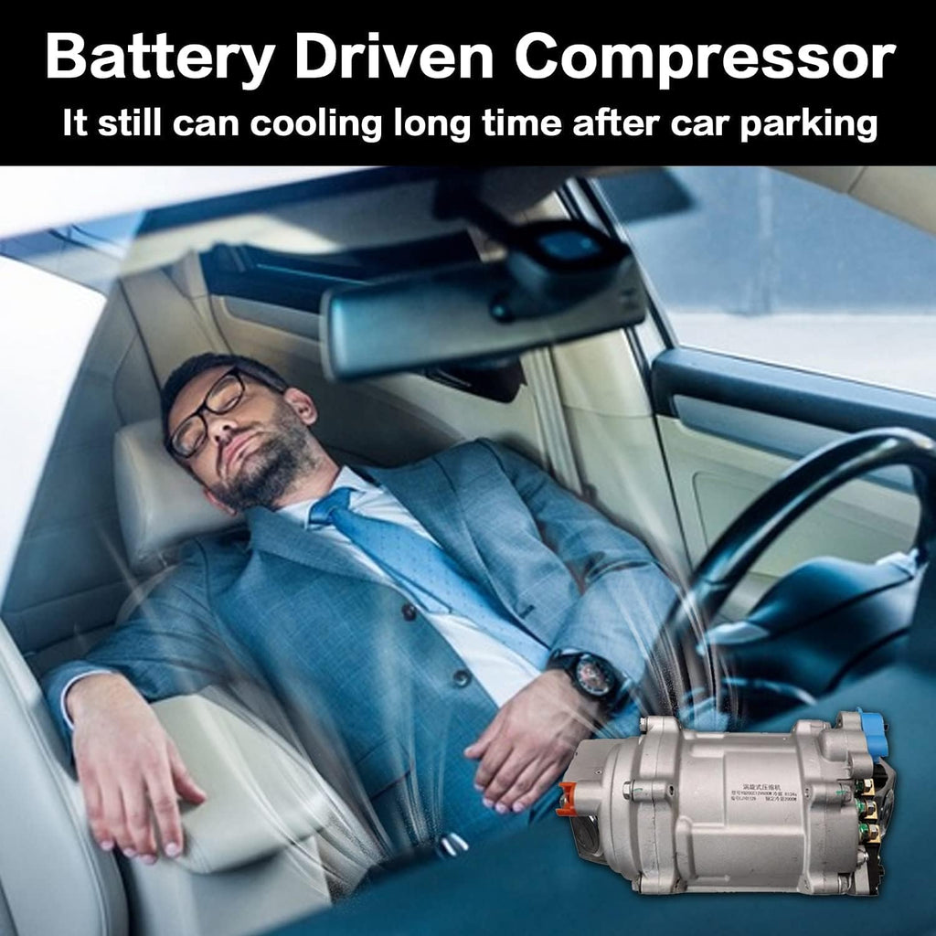 10000BTU Electric Air Conditioner 12v Under Dash air conditioning Kit 12 volt universal car ac system Fit for Van Auto RV Truck Motorhome Boat Bus Heating and Cooling