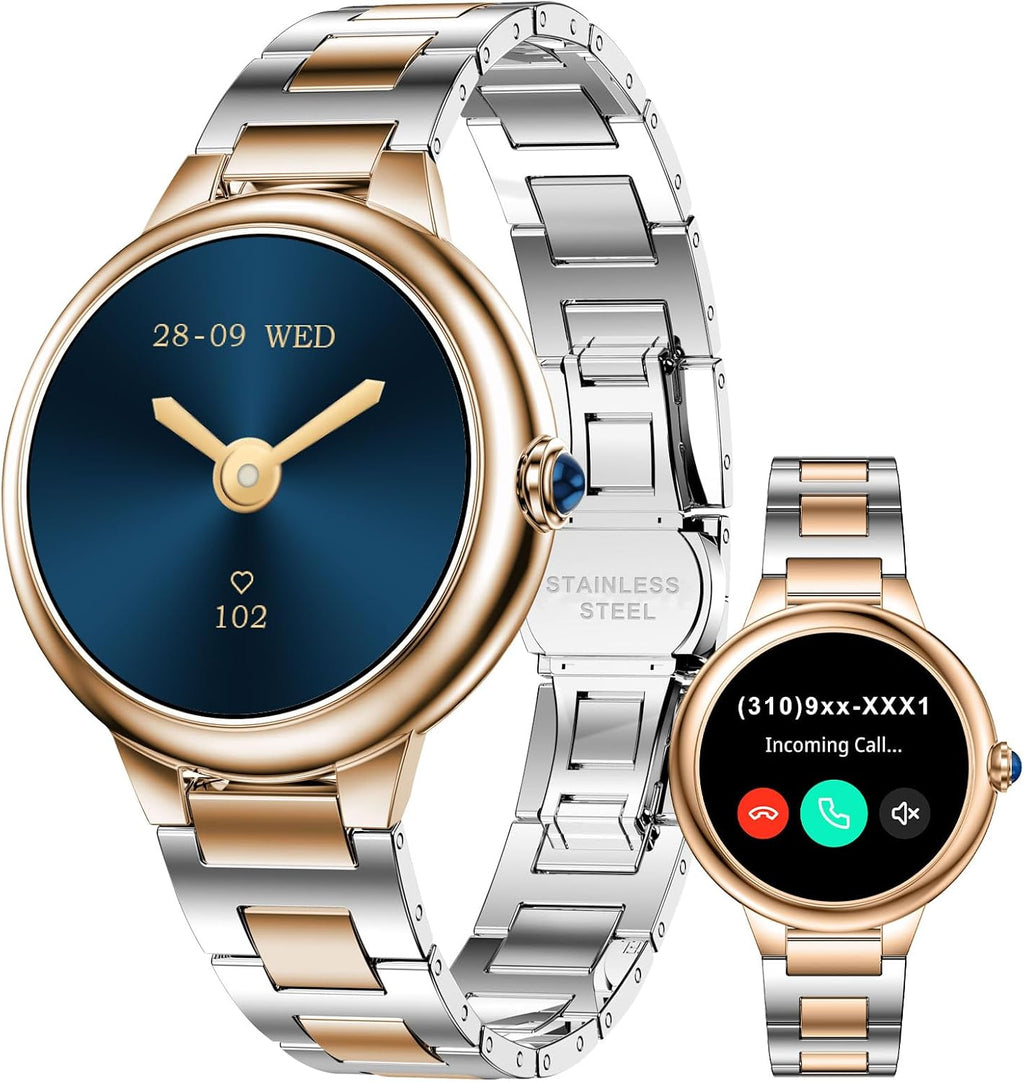 SOUYIE 2026 Luxury Smart Watch for Women, 1.19' AMOLED Display, DA GPT Smartwatch, Heart Rate, Sleep Monitor, 107 Sports Modes Fitness Tracker, Compatible with iOS & Android