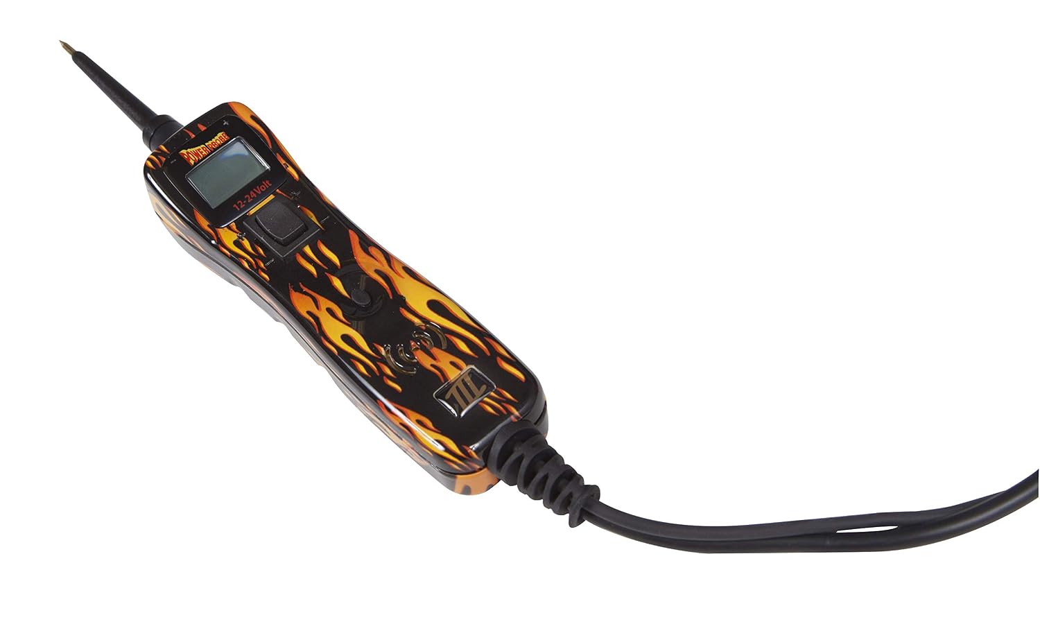 Power Probe III Clamshell - [Car Automotive Diagnostic Test Tool, Digital Volt Meter, AC/DC Current Resistance, Circuit Tester] (Fire)