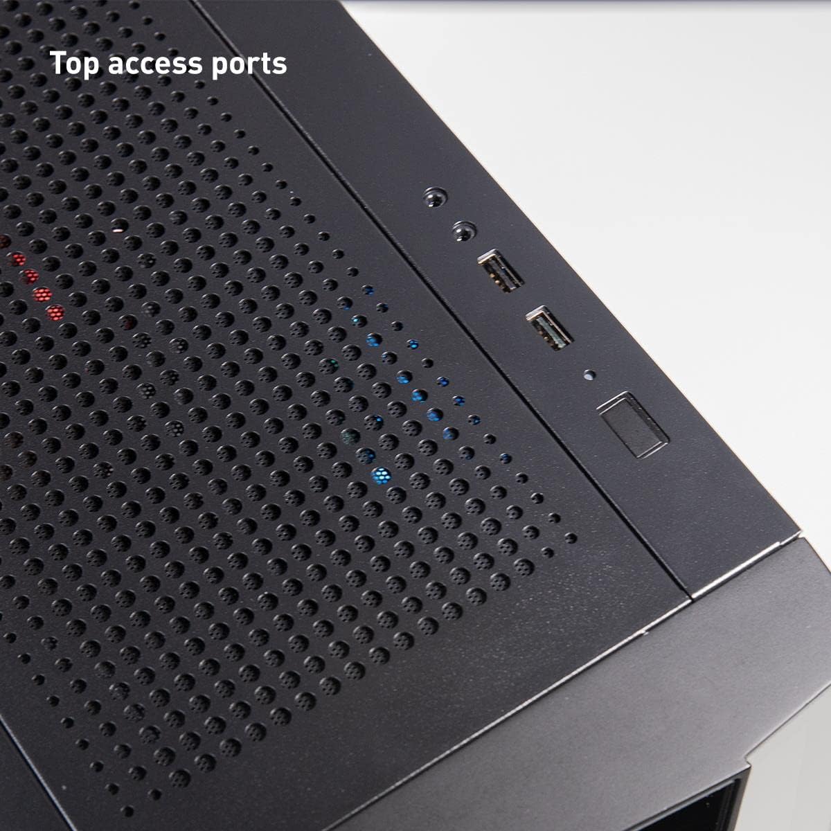 iBUYPOWER Pro Gaming PC Computer Desktop SlateMono 230A (Ryzen 5 5600X 3.7 GHz, AMD Radeon RX 6600 XT 8GB, 16GB DDR4, 480 GB SSD + 1 TB HDD, WiFi Ready, VR Ready, Windows 11 Home)
