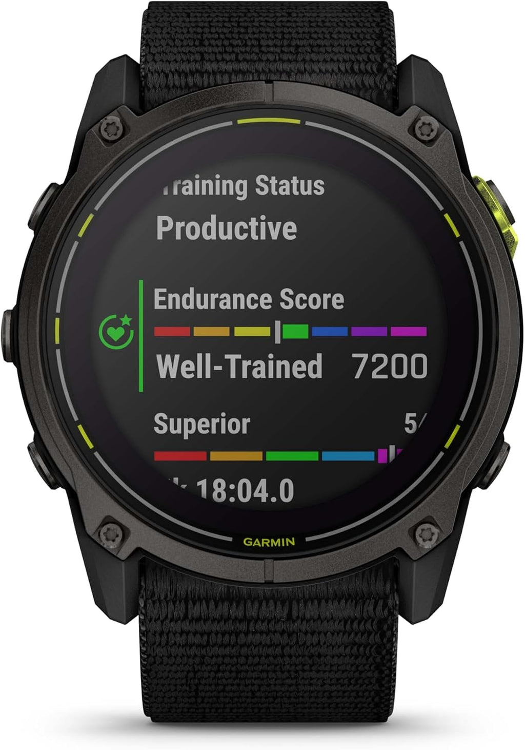 Garmin Enduro 3, Solar, Sapphire Multisport GPS Smartwatch Carbon Gray DLC Titanium with Black Ultrafit Nylon Strap, Fitness Smart Watch Bundle Approach Z30 Golf Laser Range Finder + More