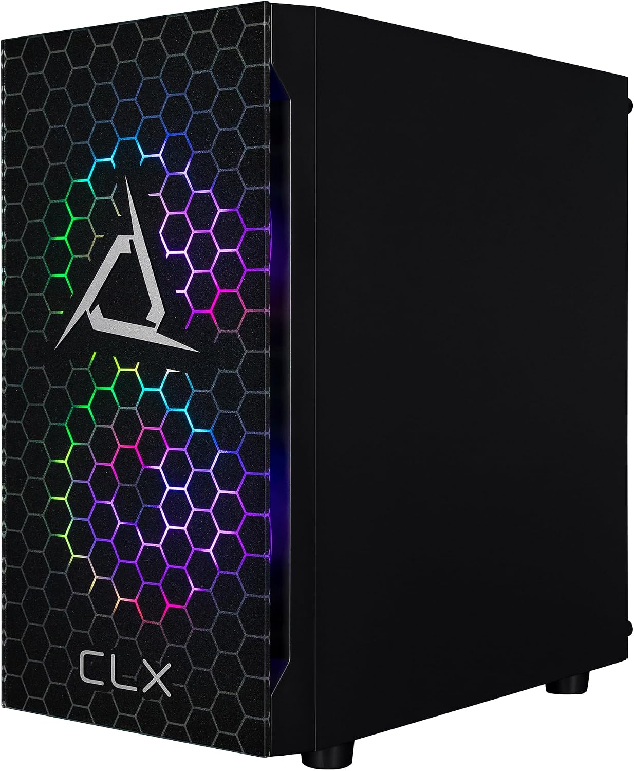 CLX Set Gaming PC - AMD Ryzen 5 9600X 3.9GHz, GeForce RTX 4060, 1TB NVMe M.2 SSD, 32GB DDR5 RGB Memory, 120mm AIO, WiFi, Windows 11 Home, Black