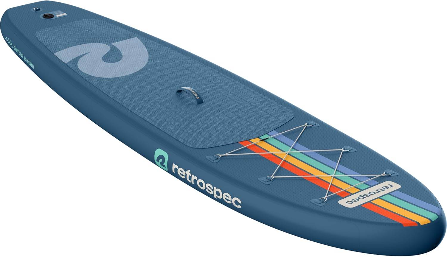 Retrospec Weekender Inflatable Stand Up Paddle Board Includes Paddle, Pump, Travel Bag and Accessories 10'6' Lightweight Inflatable SUP, Puncture Resistant Inflatable Paddle Board for Adults