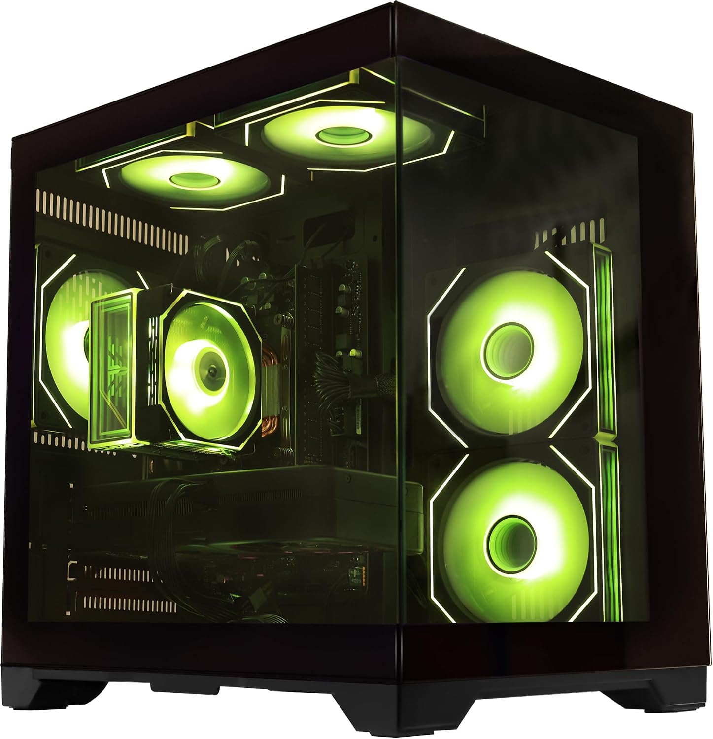 Ace Gaming PC Desktop- Intel Core i5 14400F 3.5 GHz 10-Core, GeForce RTX 5060 8GB, 16GB DDR4 RAM 3200MHz,1TB PCIe SSD, Wi-Fi & Bluetooth, Windows 11-Prebuilt Tower Gamer Computer-Black