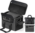 sarlar Carrying Case for DJI Power 2000 Portable Power Station, Travel Storage Bag Anti-collision Scratch-proof and Waterproof with Back and Sides Pockets for Charging Cable and Accessories