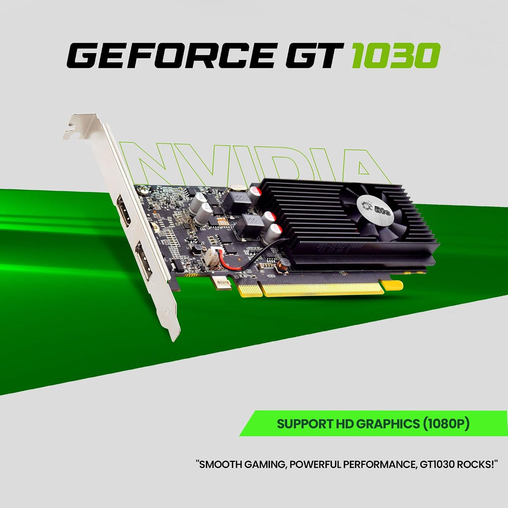 BTO 2021 Desktop PC Bundle - Intel Core i5 6th Gen, 16GB DDR4 Ram, 1TB SSD, NVIDIA GeForce GT 1030 GDDR5, 24 Inch Monitor, RGB Set - Prebuilt Gaming Computer - Windows 11 Pro (Renewed)