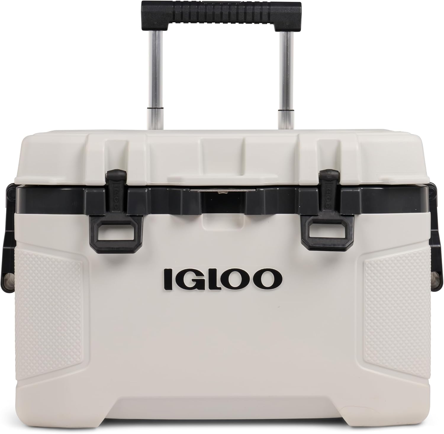 Igloo Trailmate 52Qt Wheeled Cooler, Insulated Hard Shell Ice Chest, Bone