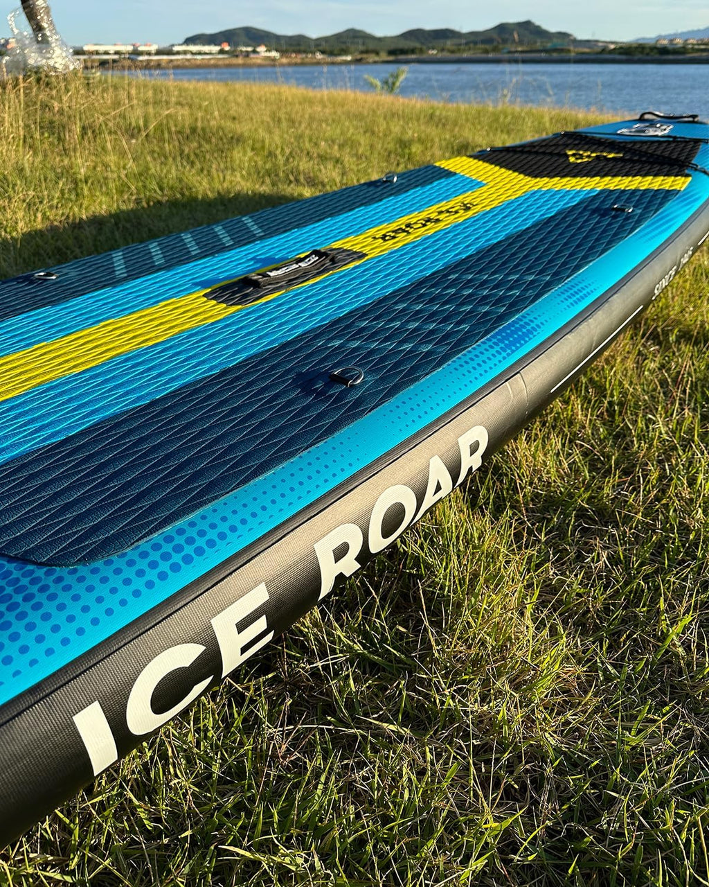 11'6'×34' Inflatable SUP - Extra Wide Stand Up Paddle Board for Adults & Youth - Ultra Stable Big Size Paddleboard for Fishing & Family - Large Size with Premium Pump & Accessories