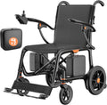 28lbs Ultralight 28 Miles Long Range 100% Carbon Fiber Travel Electric Wheelchairs for Adults, FreeWink Foldable Portable Electric Wheelchairs with 2 Lithium Batteries for All Terrain Airline Approved
