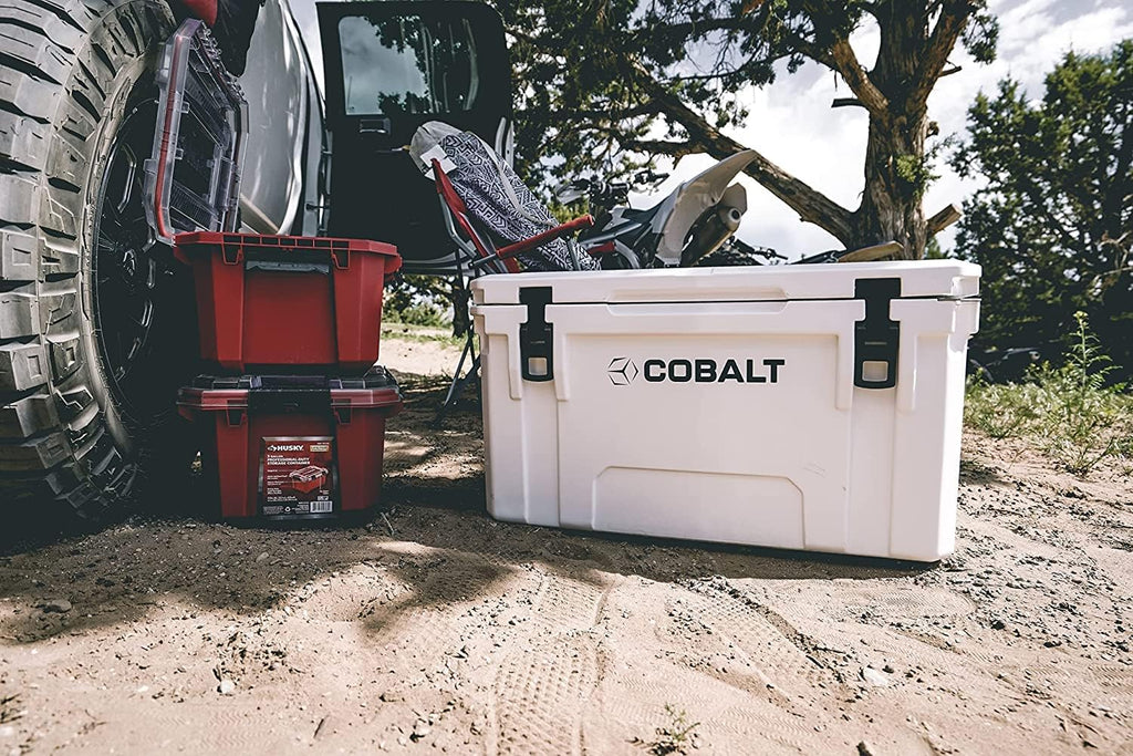 Cobalt 55 Quart Roto Molded Super Ice Cooler | Large Ice Chest - Long Term Ice Retention |