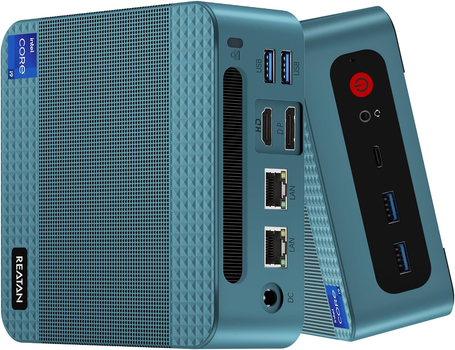 ReatanThunderbolt 4 Intel Mini Gaming PC Core i9-12900H 32GB DDR5 1TB SSD 4800 MHz RAM, Desktop Mini Computers Triple 4K Display, 2.5Gbps LAN, HDMI 2.1, Wi-Fi 6/BT5.2