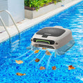 Automatic Pool Skimmer Cleaner Robot,30W Manual Remote Control Pool Surface Skimmer Robotic with 3-Speed Adjustment,10-Hour Continuous Cleaning&2000sq.ft.for Swimming Pools