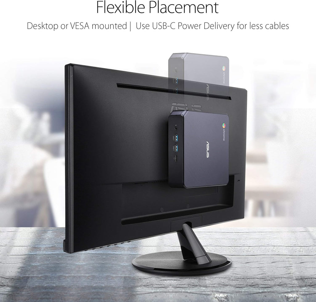 ASUS Chromebox 3 Mini PC with Intel Core i7-8550U Processor, 4K UHD Graphics and Power Over Type C (Renewed)
