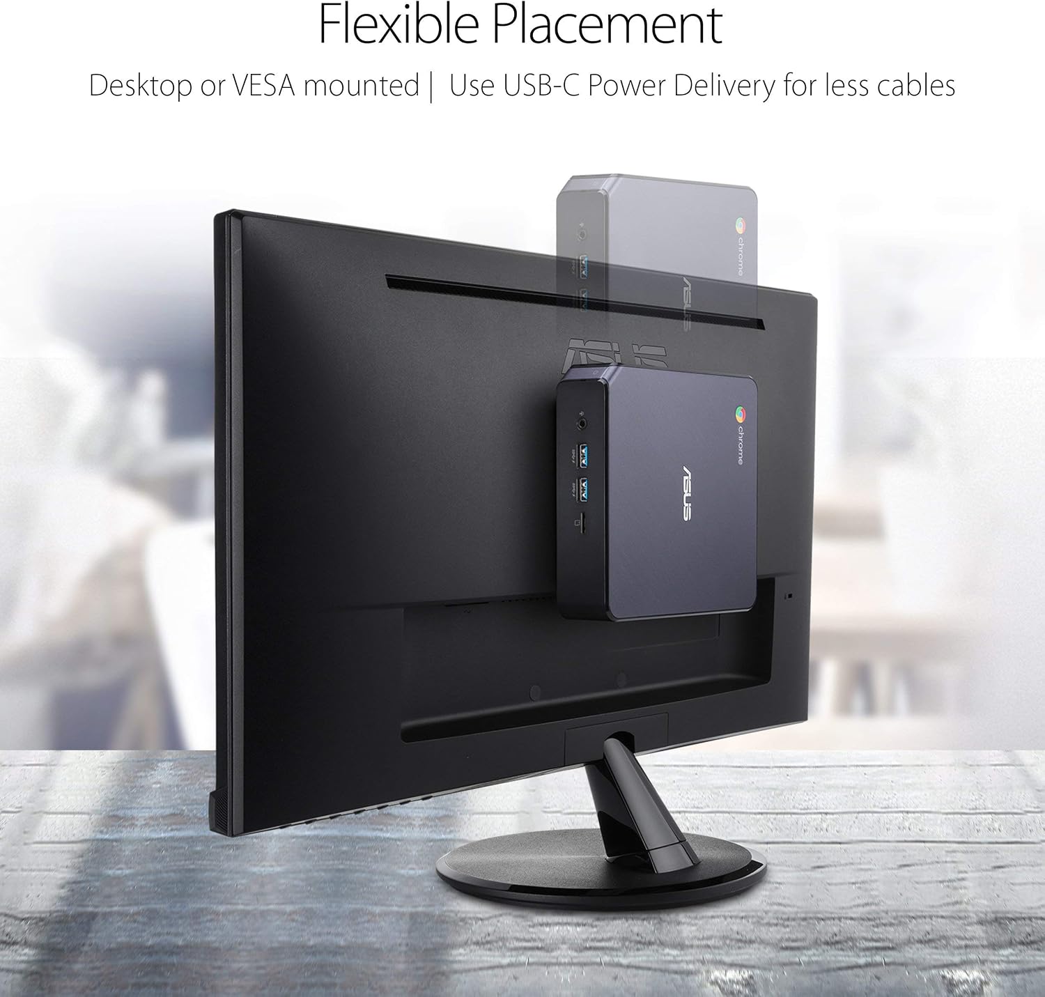 ASUS Chromebox 3 Mini PC with Intel Core i7-8550U Processor, 4K UHD Graphics and Power Over Type C (Renewed)