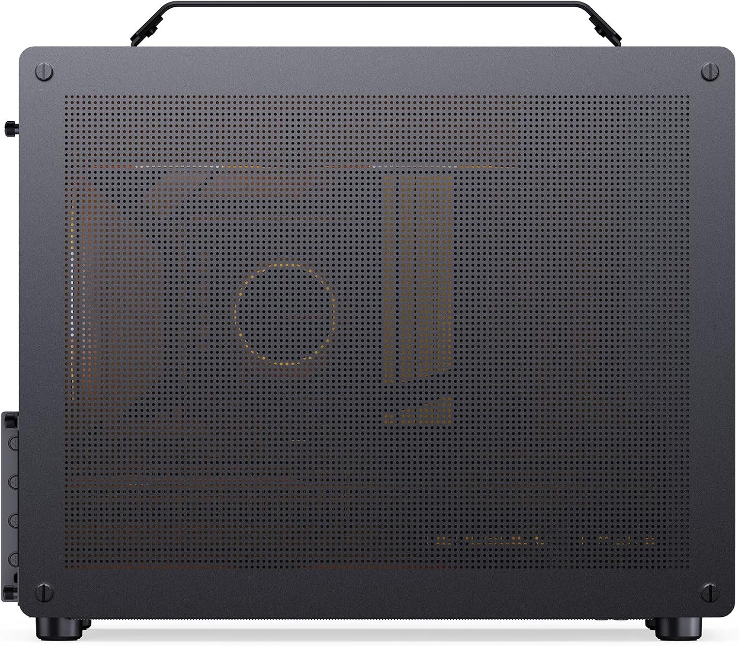 JONSBO/JONSPLUS Z20 Mesh Black Micro-ATX Mini Tower PC Case,with Detachable Carrying Handle, Mini Size, High-Performance Hardware Compatible, Support 240AIO, H160mm Cooler, Black