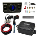 On Board Air Compressor System Air Pump System with Digital Dual Path Air Gauge Paddle Valve Gauge Air Line T Fittings for Trucks Vans