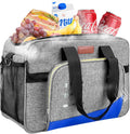 26-Quart 12V Car Iceless Cooler Warmer - 25L Portable Electric Cooler Bag with USB/AC Plug for Vehicles & Truckers