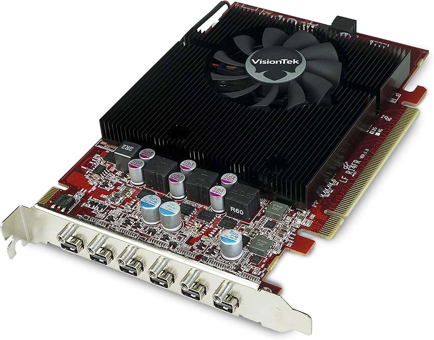 VisionTek Radeon HD 7750 2GB GDDR5 – 4K Resolution Support Graphics Card – Support up to 6 Monitors with Mini DisplayPort Outputs – AMD Eyefinity 2.0 – Suitable Graphics Card for Gaming PC