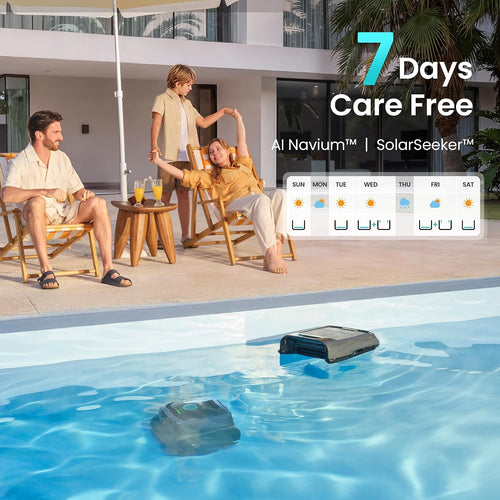 (2026 New) AIPER Experts Duo: Scuba V3 & EcoSurfer S2, 360° Top-to-Bottom Cleaning, 7 Day Hands-Free Care, 10x Faster Pool Cleaning with AI Patrol, Smart Parking & Water Quality Maintenance
