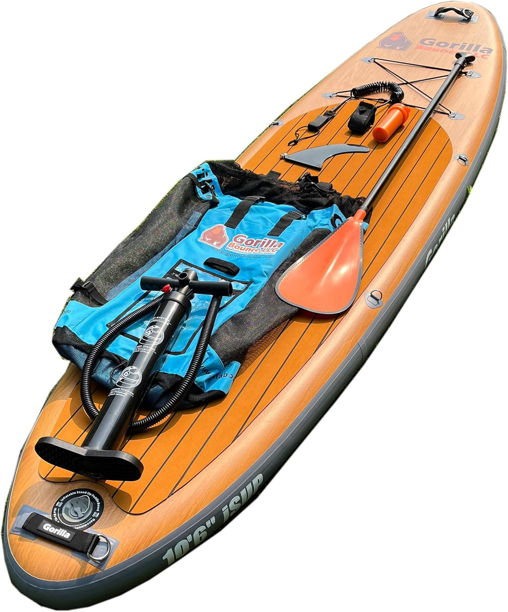 Inflatable Stand Up Paddle Board (6 Inches Thick) with Accessories & Carry Bag