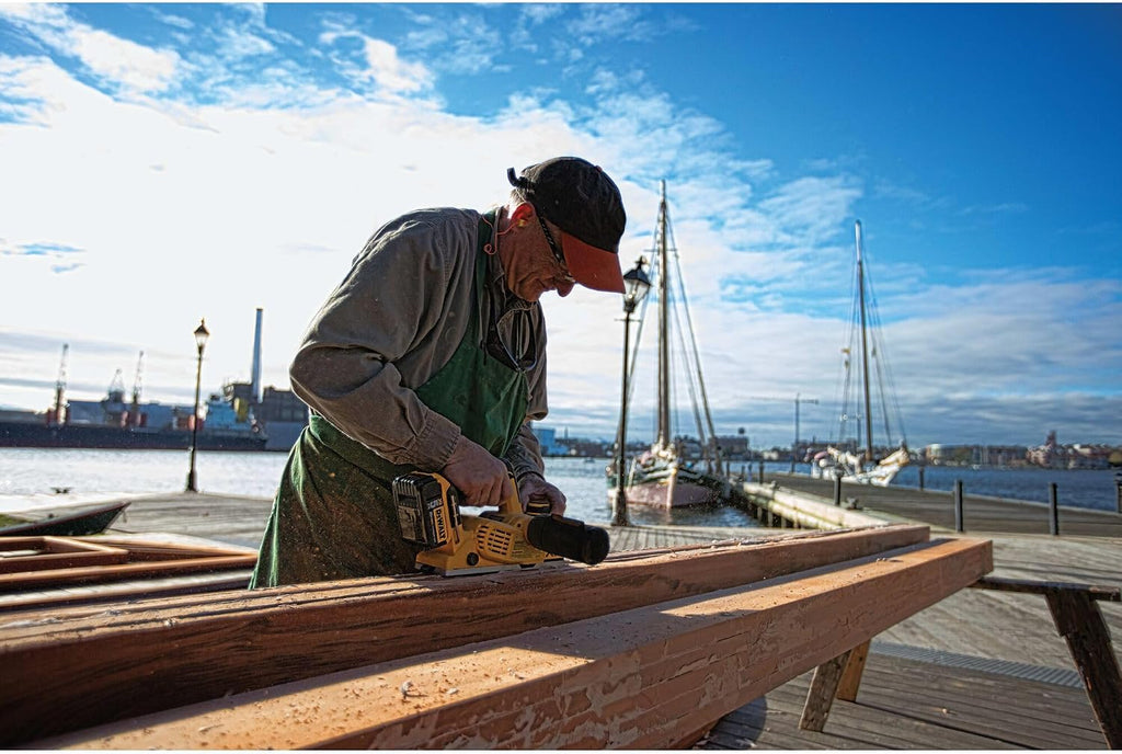 DEWALT 20V MAX Planer, 30,000 Cuts Per Minute, 2 mm Cut Depth, Brushless Motor, Bare Tool Only (DCP580B)