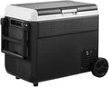12 Volt Car Refrigerator 63.4QT, Portable Fridge Freezer, -4°F~68°F, 12/24V DC & 110-240V, Compressor Cooler for Camping, RV, Travel with Wheels