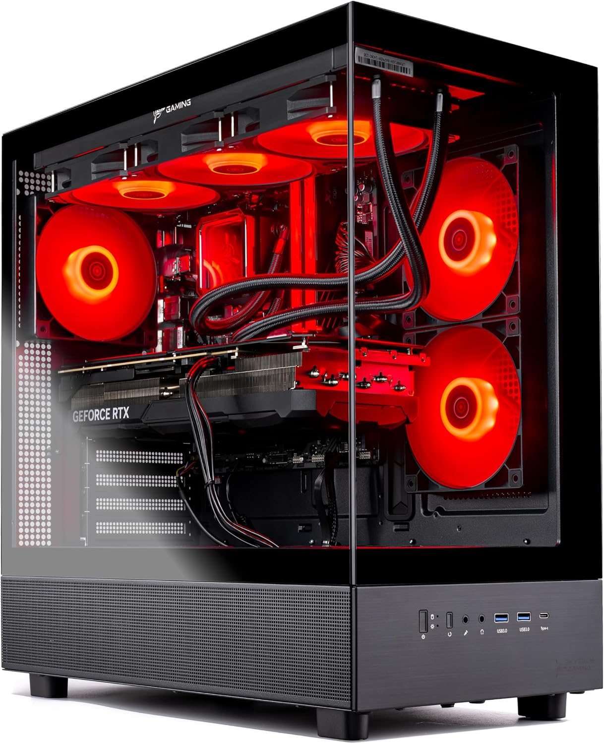Skytech Azure Gaming PC Desktop, Ryzen 7 7700 3.8 GHz (5.3GHz Turbo Boost), NVIDIA RTX 5070 12GB GDDR7, 1TB Gen4 NVMe SSD, 32GB DDR5 RAM 6000 RGB, 850W Gold PSU, Wi-Fi, Win 11