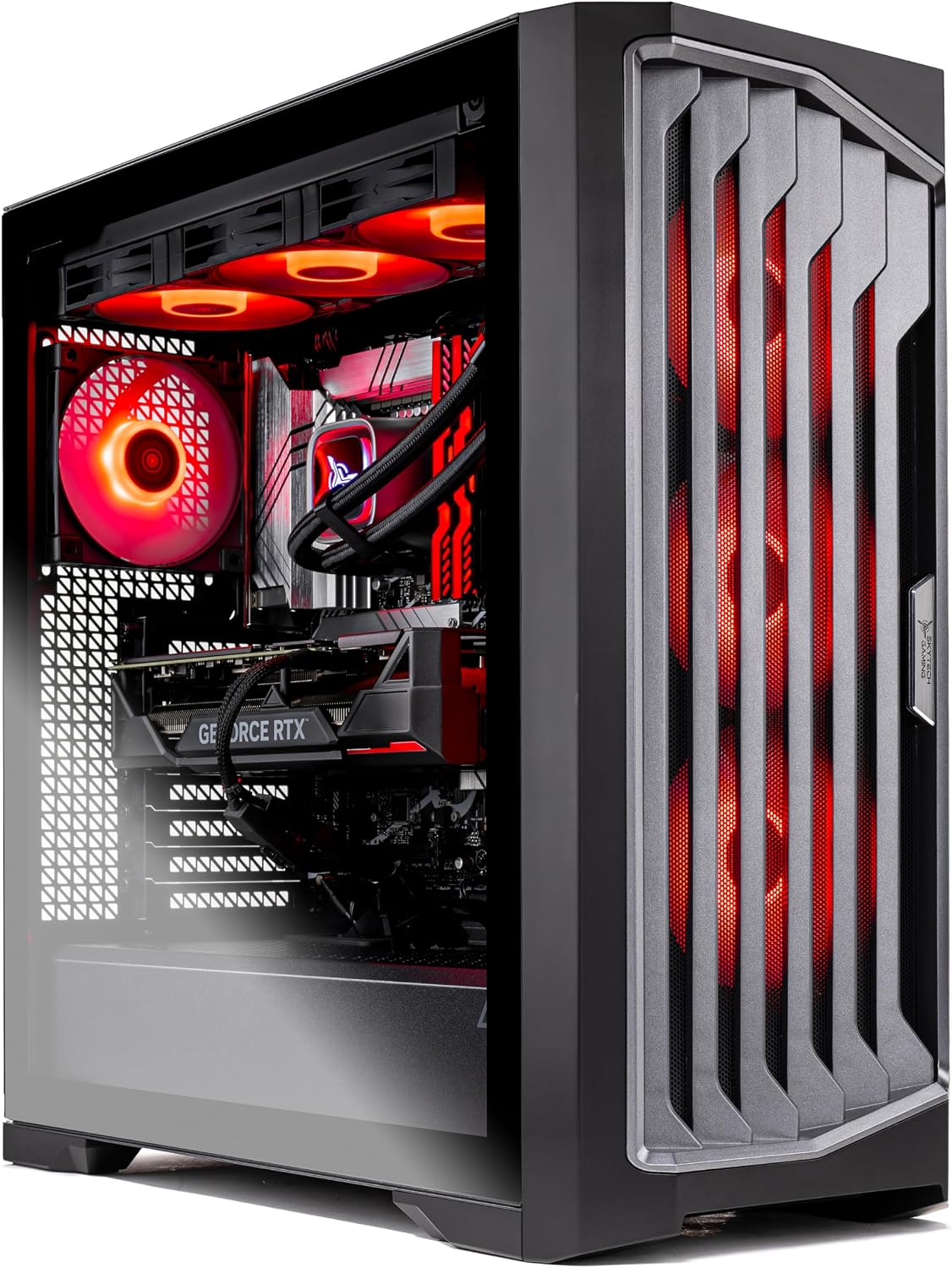 Skytech Gaming Legacy 4 Gaming PC, AMD Ryzen 7 9800X3D 4.7GHz, NVIDIA RTX 5090 32GB VRAM, X870 Board, 2TB Gen4 NVMe SSD, 64GB DDR5 RAM 6000, 1000W Gold ATX 3 PSU, 360 ARGB AIO, WI-FI 7, Windows 11