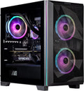 Velztorm Mini Pilum Custom Built Gaming Desktop PC (AMD Ryzen 7 5700X, GeForce RTX 5060, 32GB DDR4, 1TB PCIe SSD, 120mm AIO, 750W PSU, WiFi 4, RJ-45, HDMI, Win 11 Pro)