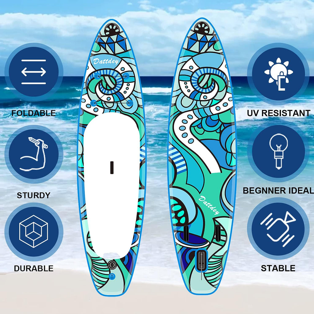 Paddle Board Inflatable Paddle Boards for Adults - inflatable paddle board 10ft×28in×4in Stand Up Paddle Board for Adults Inflatable SUP paddleboard blow up paddle board Package with All Accessories