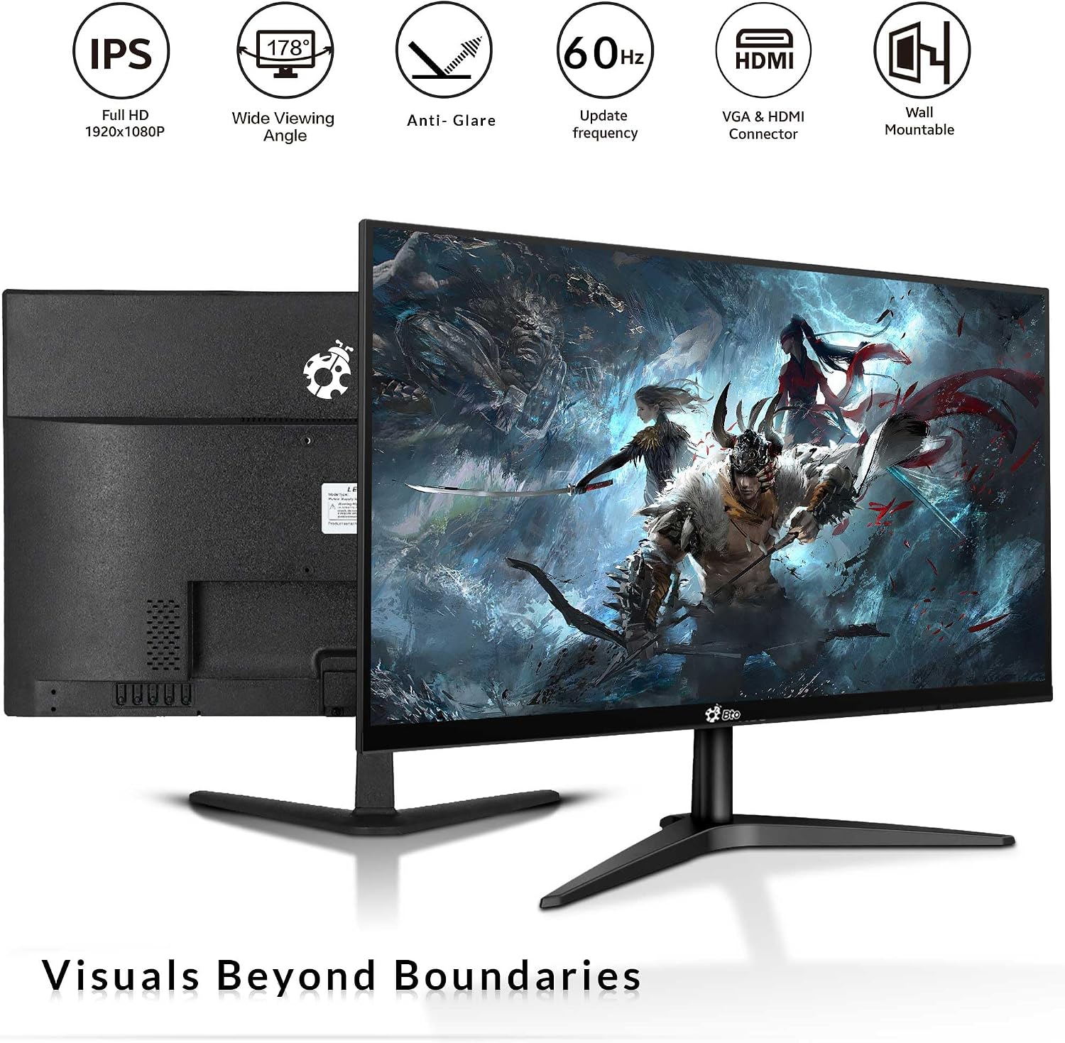 BTO 2021 Desktop PC Bundle - Intel Core i5 6th Gen, 16GB DDR4 Ram, 1TB SSD, NVIDIA GeForce GT 1030 GDDR5, 24 Inch Monitor, RGB Set - Prebuilt Gaming Computer - Windows 11 Pro (Renewed)