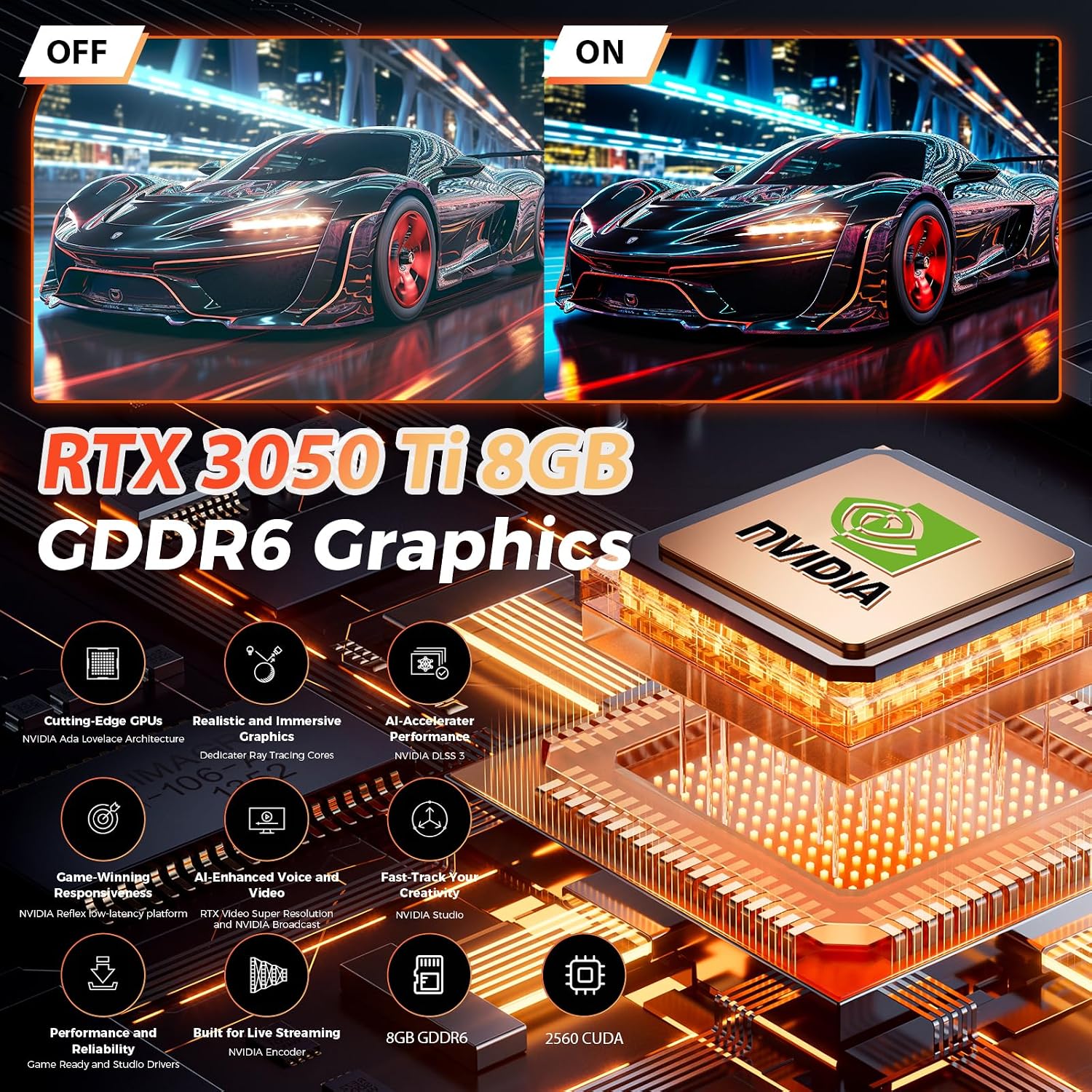 Mini PC, 12Th Gen Intel Core i9-12900HK, GeForce RTX 3050Ti 8G Mini Desktop Computer with RGB Lights, 32GB DDR4 RAM, 1TB PCIe4.0 SSD, Triple 4K Display, WiFi 6E BT 5.2, 2.5G LAN, Win 11 Pro Desktop PC