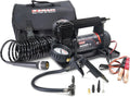 VIAIR 400P-A EF Enhanced Flow - 40145 Automatic Tire Inflator Portable Offroad Air Compressor for Truck & SUV | 12V On/Off Road Tire Pump Air Compressor | 150 PSI (SAE, Alligator Clips)