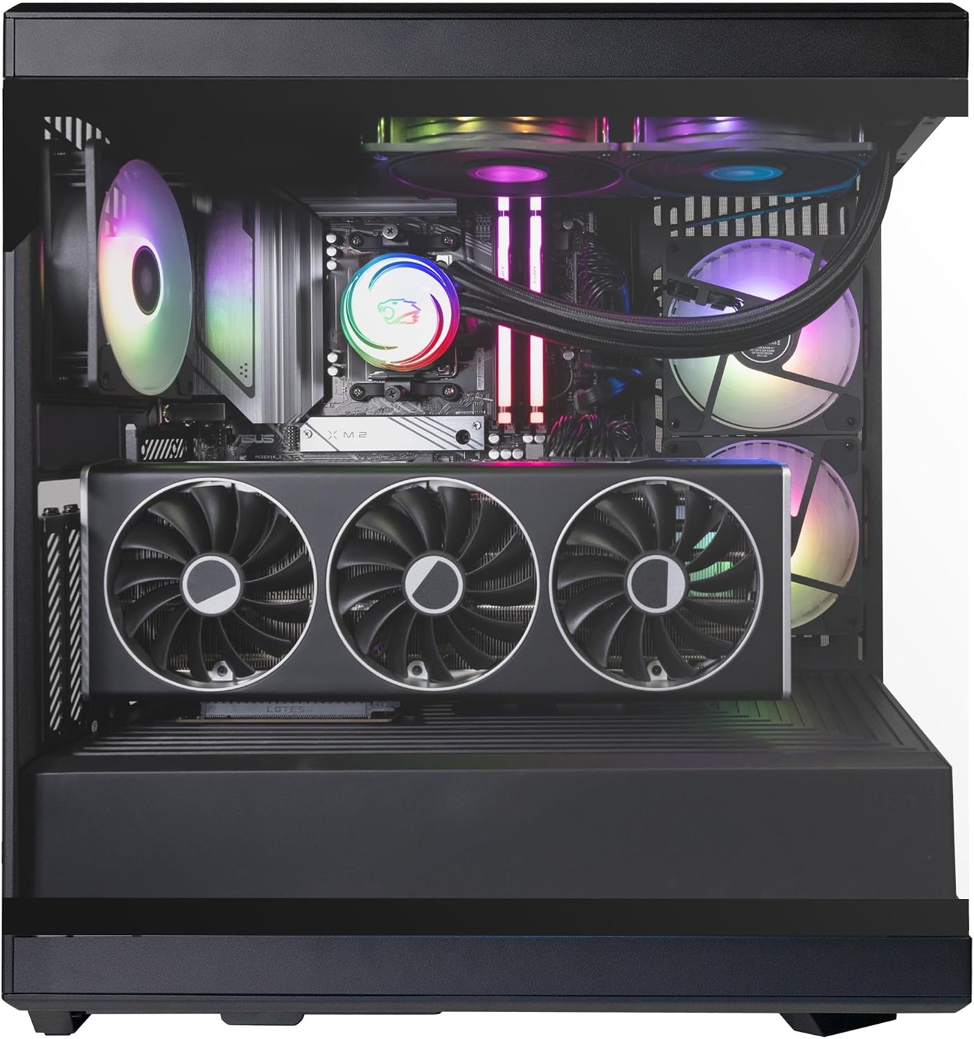 iBUYPOWER Y40 PRO Black Gaming PC Desktop Computer Intel Core Ultra 9 285 CPU, NVIDIA GeForce RTX 5080 16GB GPU, 32GB DDR5 RGB 5200MHz RAM, 2TB NVMe SSD, Windows 11 Home, Keyboard, Mouse- Y40BI9N5801