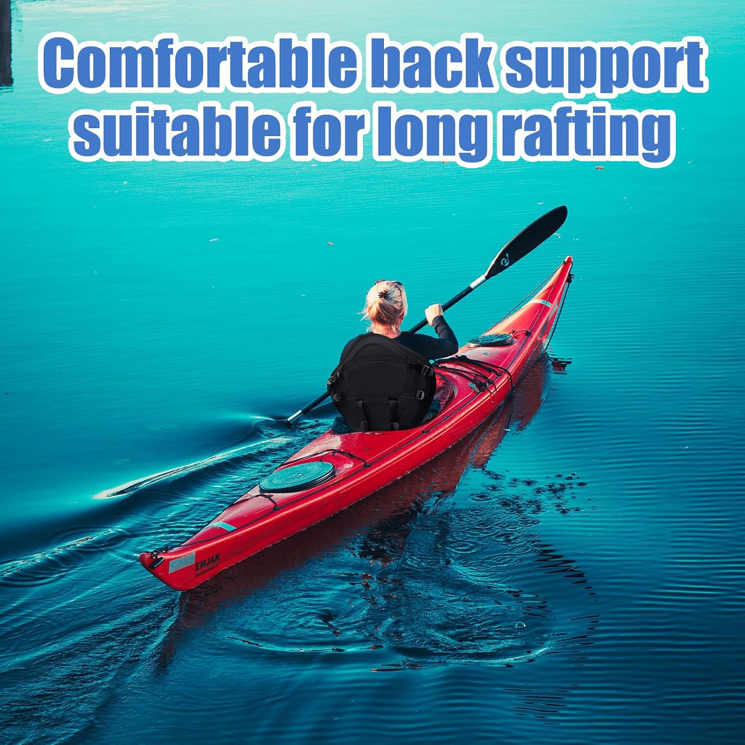 Thickened Kayak Seats - Premium Shockproof Seats with Back Support for Kayaking, Canoeing, Fishing, Paddle Boarding - Comfort, Versatility and Extra Storage