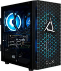 CLX Set Gaming PC - AMD Ryzen 5 9600X 3.9GHz, GeForce RTX 4060, 1TB NVMe M.2 SSD, 32GB DDR5 RGB Memory, 120mm AIO, WiFi, Windows 11 Home, Black