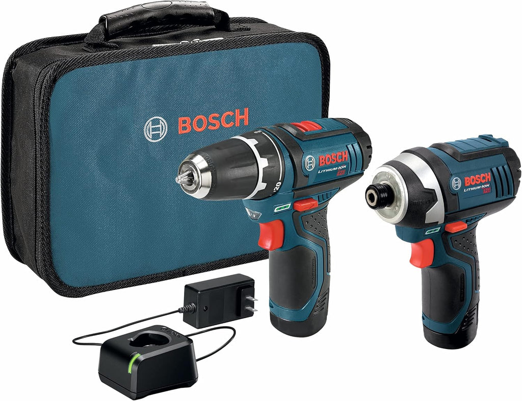 Bosch 12V Max Cordless 2-Tool Combo Kit with Drill/Driver and Impact Driver (CLPK22-120)