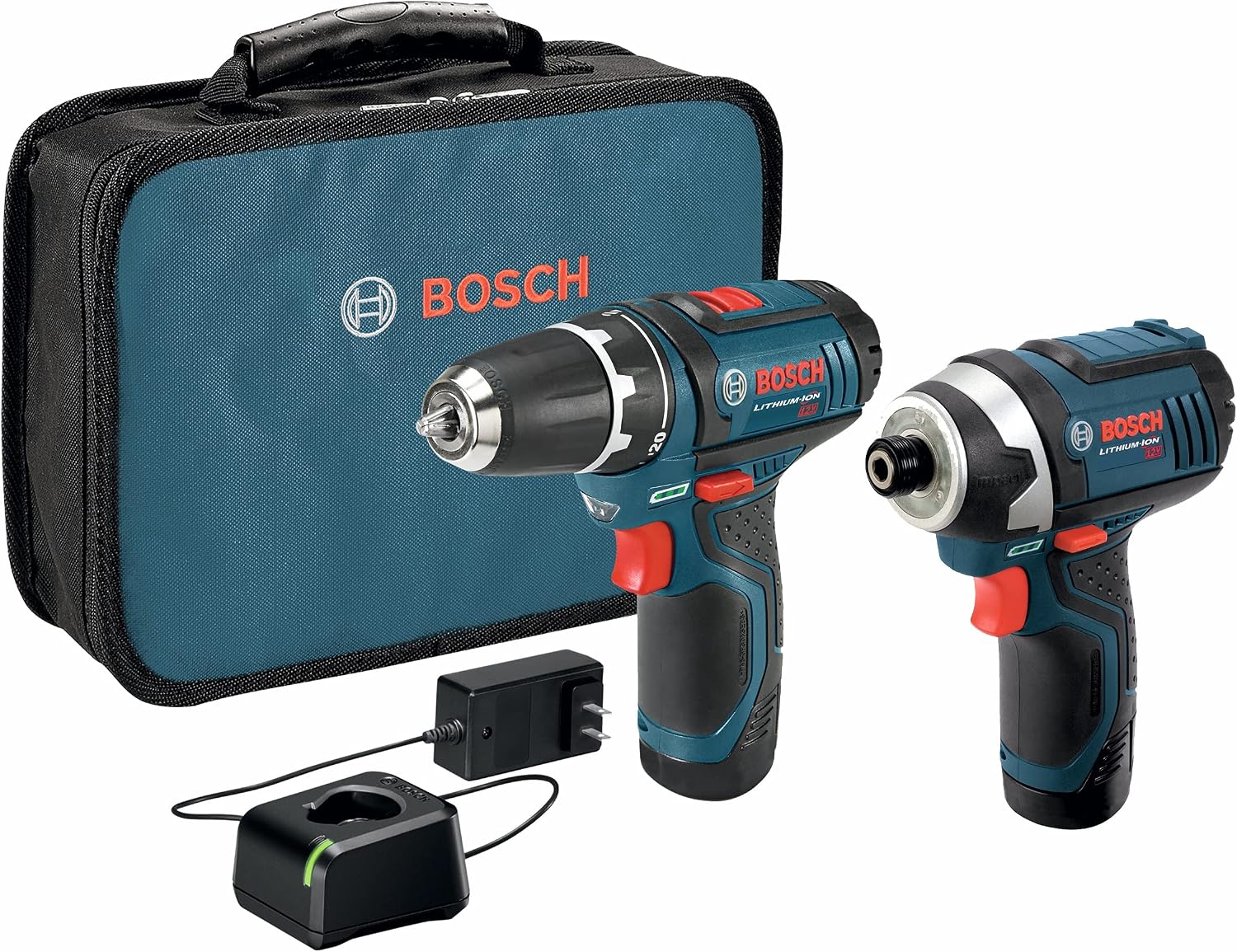 Bosch 12V Max Cordless 2-Tool Combo Kit with Drill/Driver and Impact Driver (CLPK22-120)